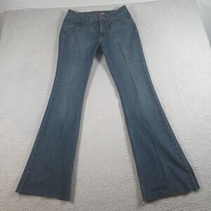 Lynden Cinch Jeans Women 28 (30x32) Blue Denim Flare Western Cowboy Rodeo